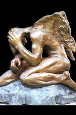 BRONZE ART GALLERY - BRONZE POOL SCULPTURES AND STATUES STILLNESS!